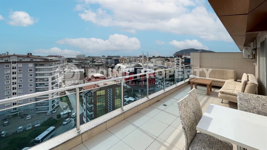 Stylish two-level apartment with designer renovation 800 meters from the sea, in a quiet area of Alanya - Cikcilli-id-7478-photo-17