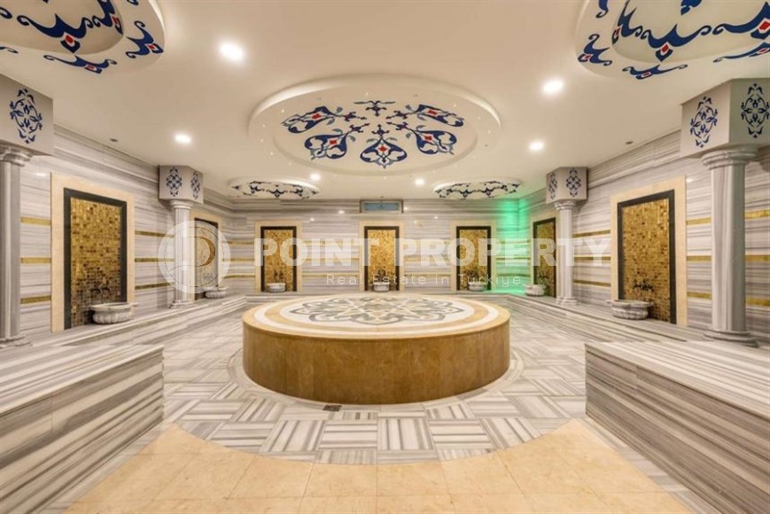 Stylish two-level apartment with designer renovation 800 meters from the sea, in a quiet area of Alanya - Cikcilli-id-7478-photo-19