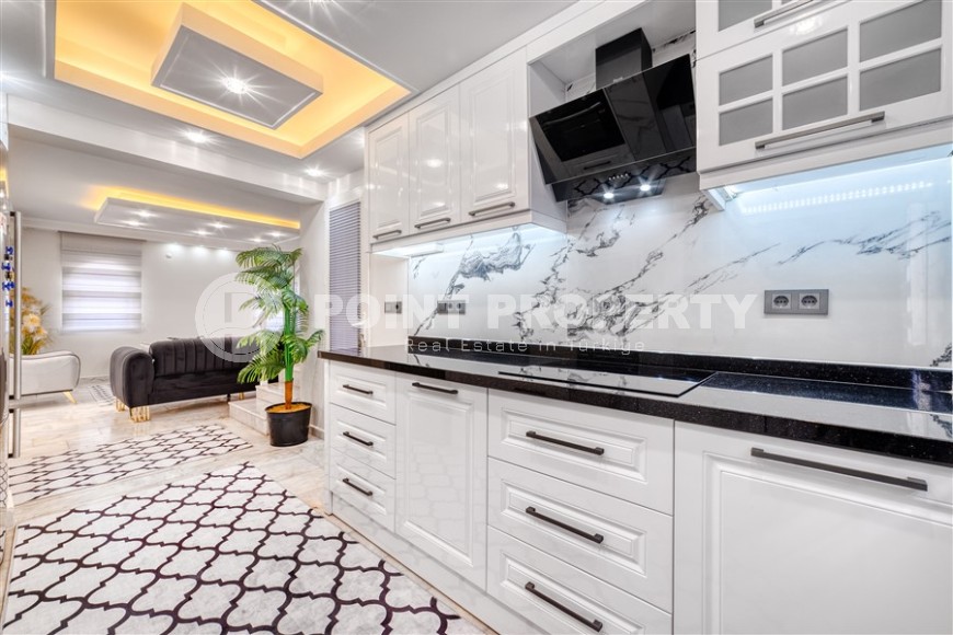 Атмосферная 3-этажная вилла с бассейном и цитрусовым садом, в зеленом, экологически чистом районе Аланьи - Тюрклер-id-7494-фото-7