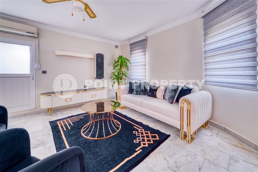 Атмосферная 3-этажная вилла с бассейном и цитрусовым садом, в зеленом, экологически чистом районе Аланьи - Тюрклер-id-7494-фото-10