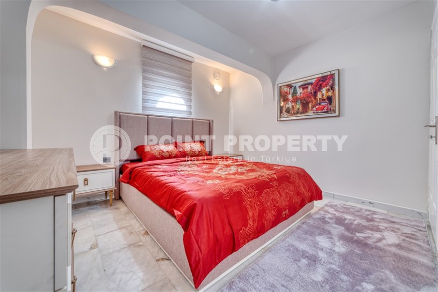 Атмосферная 3-этажная вилла с бассейном и цитрусовым садом, в зеленом, экологически чистом районе Аланьи - Тюрклер-id-7494-фото-12