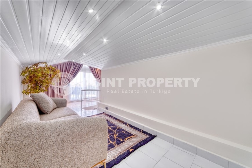 Атмосферная 3-этажная вилла с бассейном и цитрусовым садом, в зеленом, экологически чистом районе Аланьи - Тюрклер-id-7494-фото-14