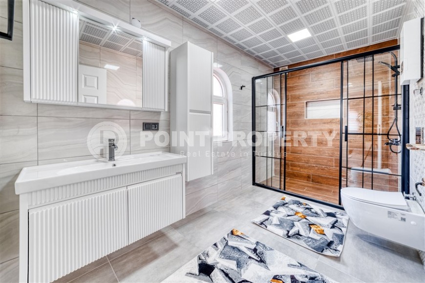 Атмосферная 3-этажная вилла с бассейном и цитрусовым садом, в зеленом, экологически чистом районе Аланьи - Тюрклер-id-7494-фото-17