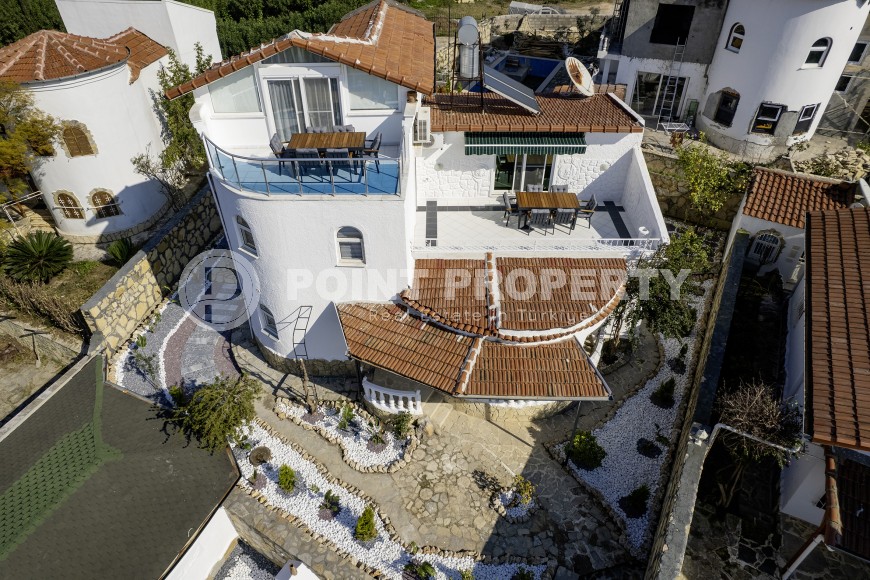 Атмосферная 3-этажная вилла с бассейном и цитрусовым садом, в зеленом, экологически чистом районе Аланьи - Тюрклер-id-7494-фото-29