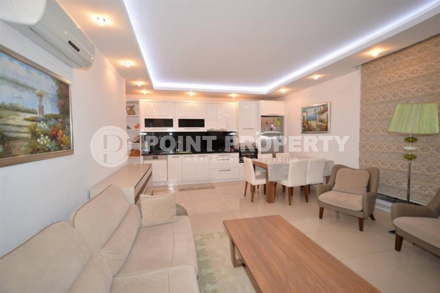 Cozy 2+1 apartment with a pleasant, bright interior, in the center of the European region of Alanya - Lower Oba-id-7497-photo-2