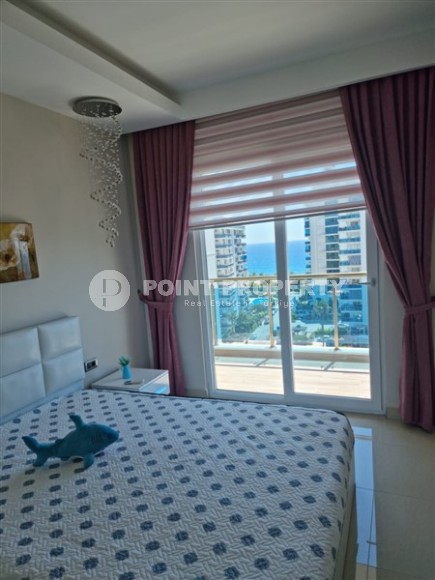 Просторная квартира 1+1, общей площадью 70 м2, на 8-м этаже в центре современного района Аланьи - Махмутлар-id-7502-фото-7