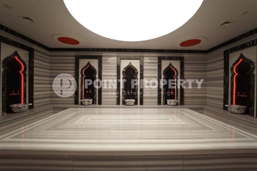 Панорамная квартира 1+1 с видом на город, на 8-м этаже в центре района Махмутлар-id-7506-фото-13