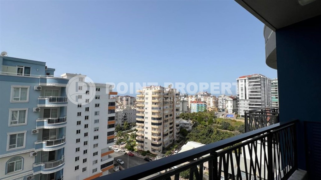 Небольшая новая квартира с чистовой отделкой, в 650 метрах от моря, в центре современного района Аланьи - Махмутлар-id-7507-фото-8