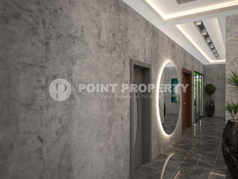 Новая трехкомнатная квартира, 70м², в комплексе премиум класса в 200м от моря в Махмутларе, Алания-id-1578-фото-21