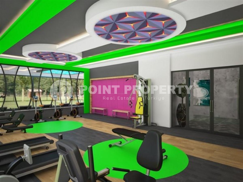 Новая трехкомнатная квартира, 70м², в комплексе премиум класса в 200м от моря в Махмутларе, Алания-id-1578-фото-24