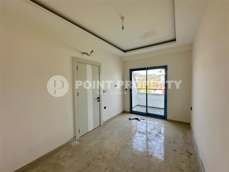 Панорамная квартира с видом на море и горы, на 5-м этаже с мансардой в спокойном районе Аланьи - Демирташ-id-7519-фото-8