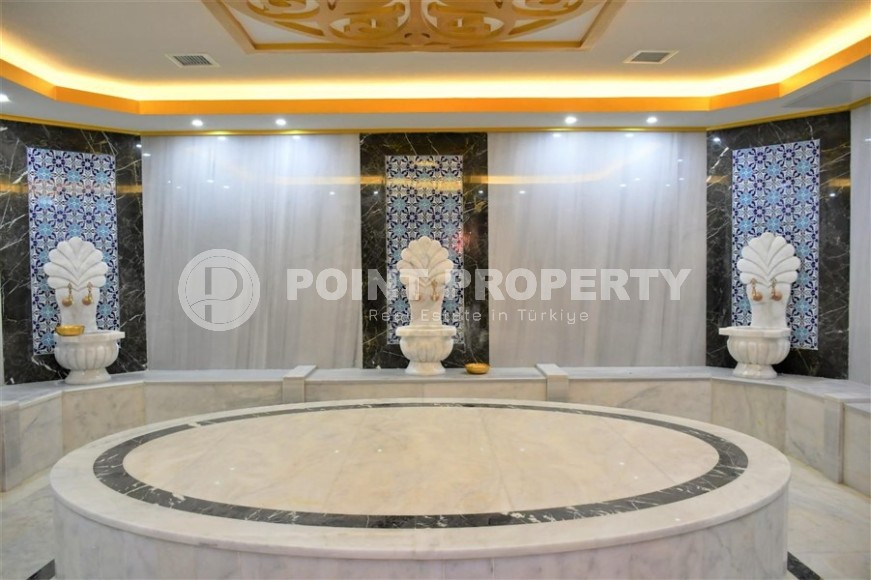 Небольшая новая квартира с качественной чистовой отделкой в полутора километрах от моря, в живописном районе Аланьи - Авсаллар-id-7520-фото-14