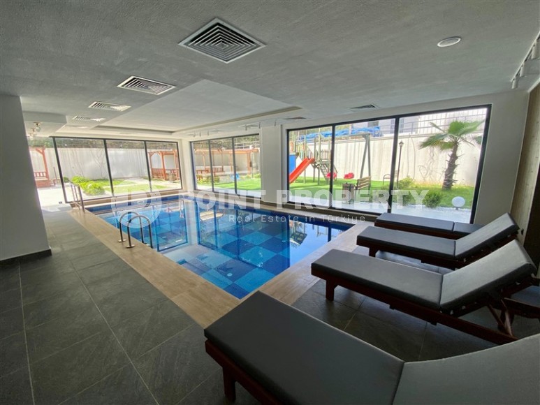 Небольшая новая квартира с качественной чистовой отделкой в полутора километрах от моря, в живописном районе Аланьи - Авсаллар-id-7520-фото-15