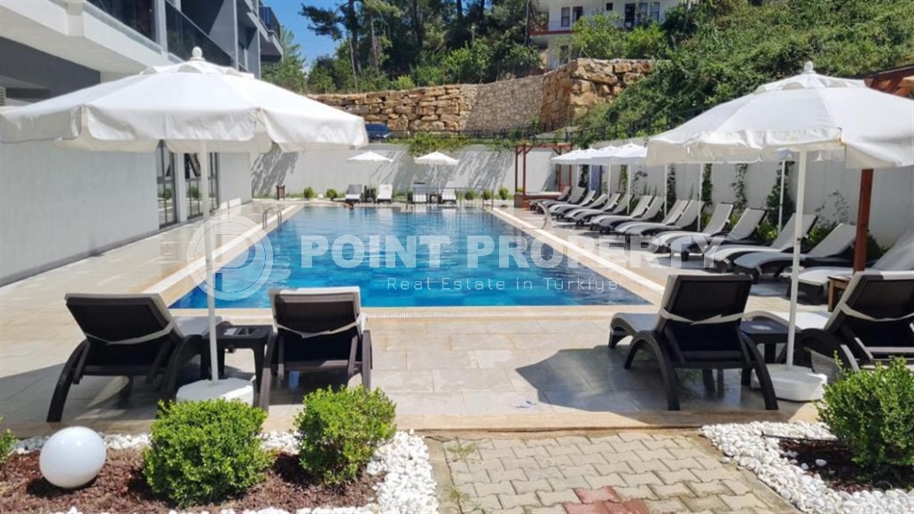 Небольшая новая квартира с качественной чистовой отделкой в полутора километрах от моря, в живописном районе Аланьи - Авсаллар-id-7520-фото-20