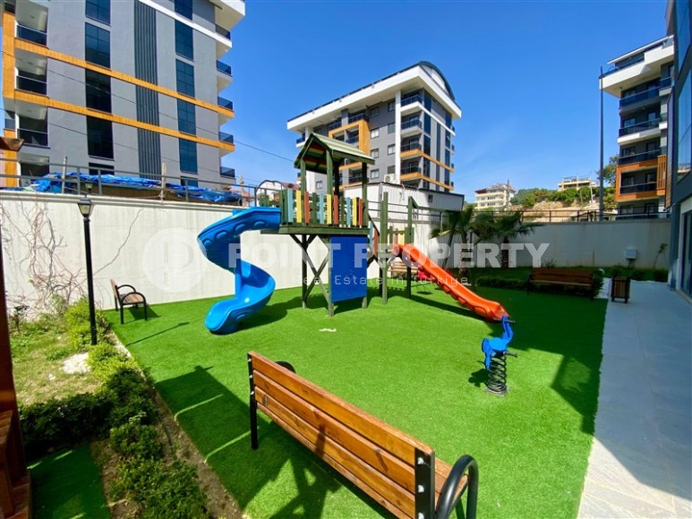 Небольшая новая квартира с качественной чистовой отделкой в полутора километрах от моря, в живописном районе Аланьи - Авсаллар-id-7520-фото-21