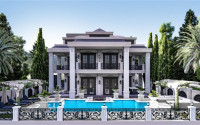 Фешенебельная четырехэтажная вилла, 455м², с частной инфраструктурой на стадии строительства в Каргыджаке-id-1580-фото-1