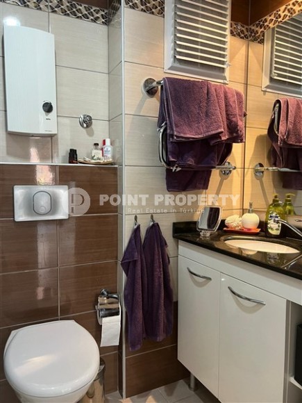 Комфортабельная квартира 1+1 с видом на море, в центре зеленого, экологически чистого района Аланьи - Авсаллар-id-7524-фото-6