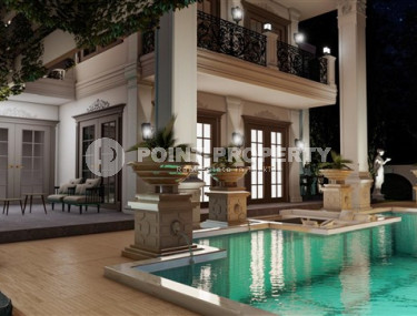 Фешенебельная четырехэтажная вилла, 455м², с частной инфраструктурой на стадии строительства в Каргыджаке-id-1580-фото-4