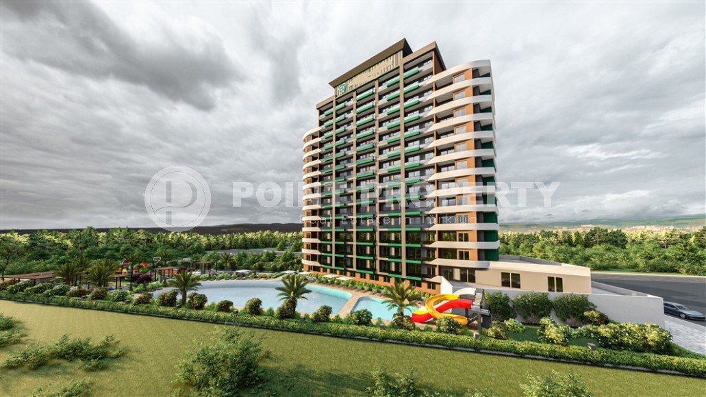 Linear apartments with one and two bedrooms 700 meters from the sea, in the center of the picturesque area of Mersin - Teje-id-7528-photo-1