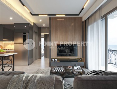 Линейные квартиры с одной и двумя спальнями в 700 метрах от моря, в центре живописного района Мерсина - Тедже-id-7528-фото-2