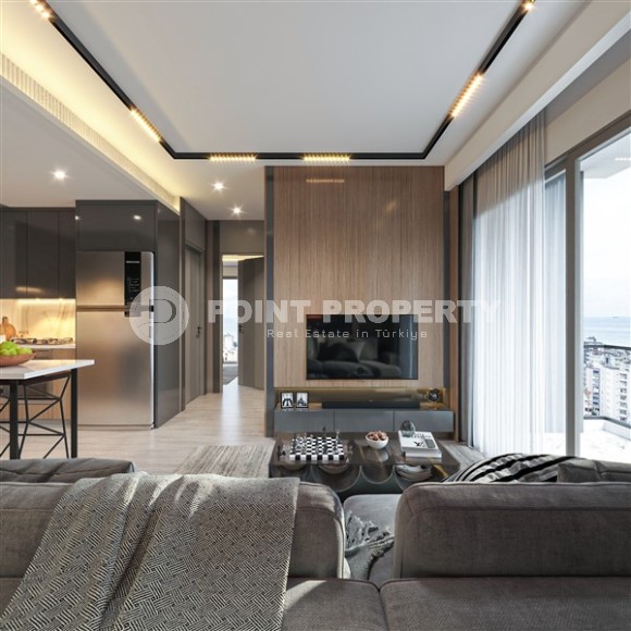 Linear apartments with one and two bedrooms 700 meters from the sea, in the center of the picturesque area of Mersin - Teje-id-7528-photo-2