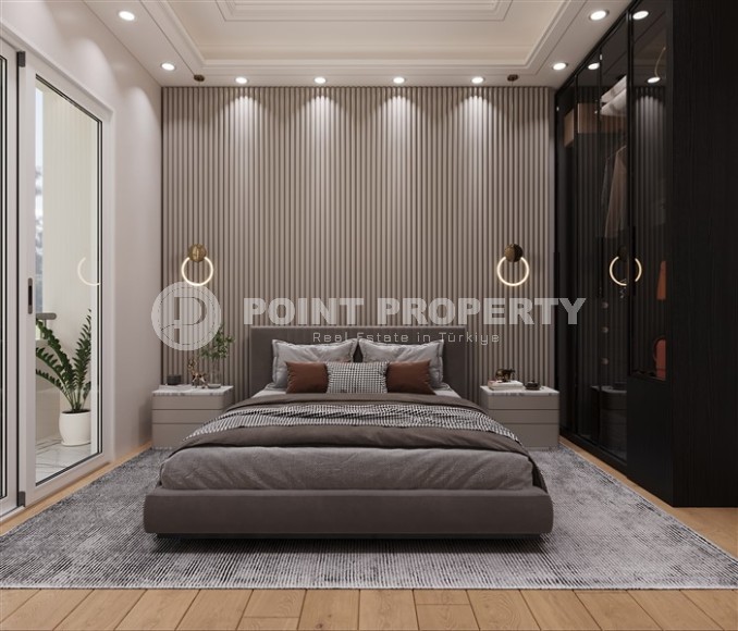 Студии и линейные квартиры в строящемся жилом комплексе, в центре перспективного района Мерсина - Томюк-id-7529-фото-5