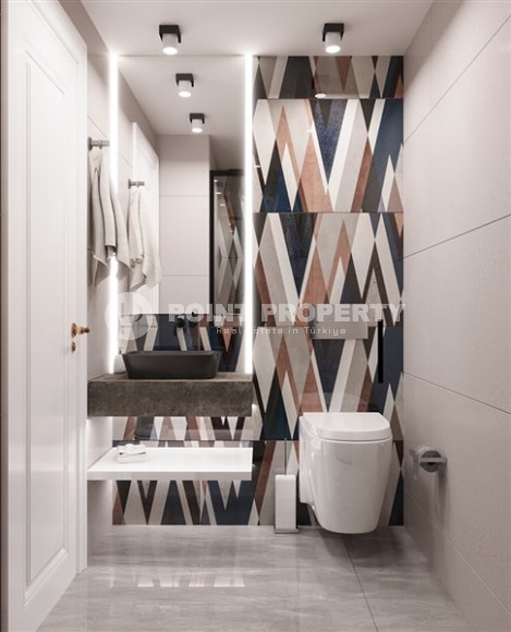 Студии и линейные квартиры в строящемся жилом комплексе, в центре перспективного района Мерсина - Томюк-id-7529-фото-6