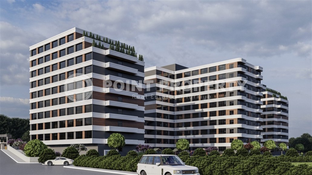 Студии и линейные квартиры в строящемся жилом комплексе, в центре перспективного района Мерсина - Томюк-id-7529-фото-14