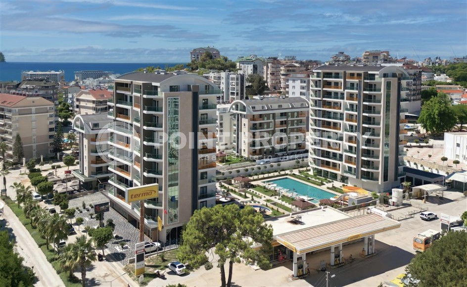 Апартаменты в жилом комплексе премиум класса  в 750 метрах от моря, в перспективном районе Аланьи - Авсаллар-id-7317-фото-2