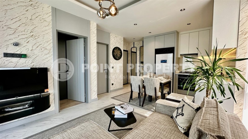 Атмосферная квартира с современным дизайном и видом на горы, в зеленом, экологически чистом районе Аланьи - Каргыджак-id-7530-фото-3