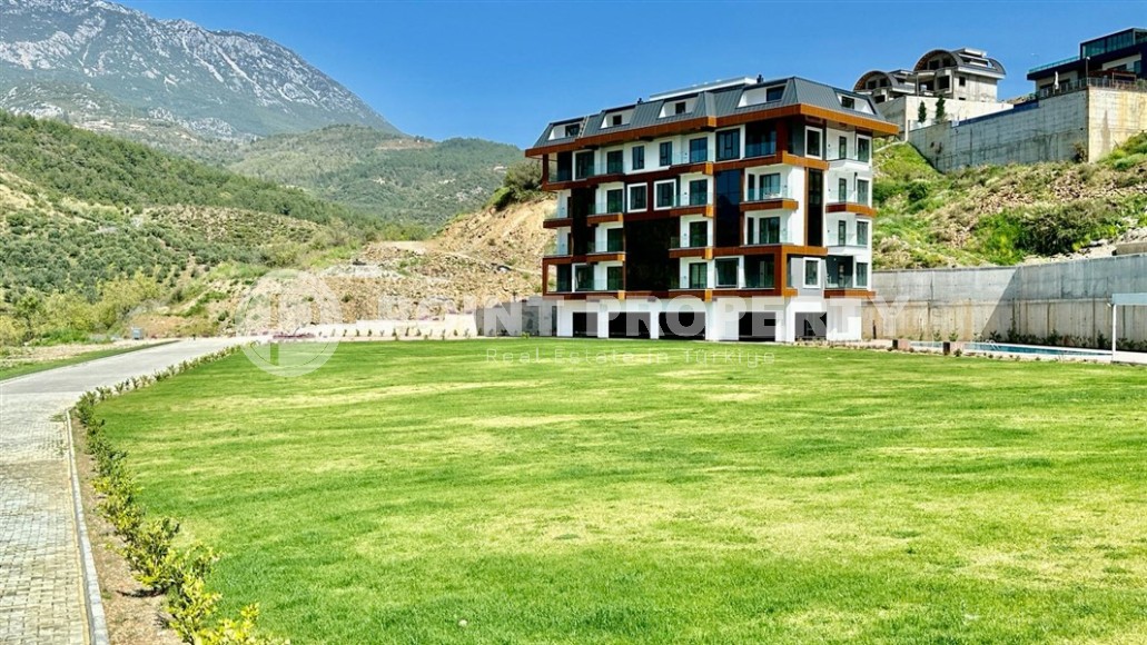 Атмосферная квартира с современным дизайном и видом на горы, в зеленом, экологически чистом районе Аланьи - Каргыджак-id-7530-фото-13