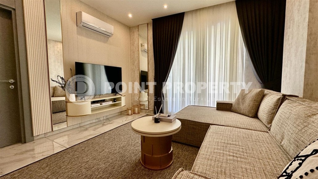 Small comfortable apartment with a private garden, in a new residential complex with hotel infrastructure-id-7534-photo-2