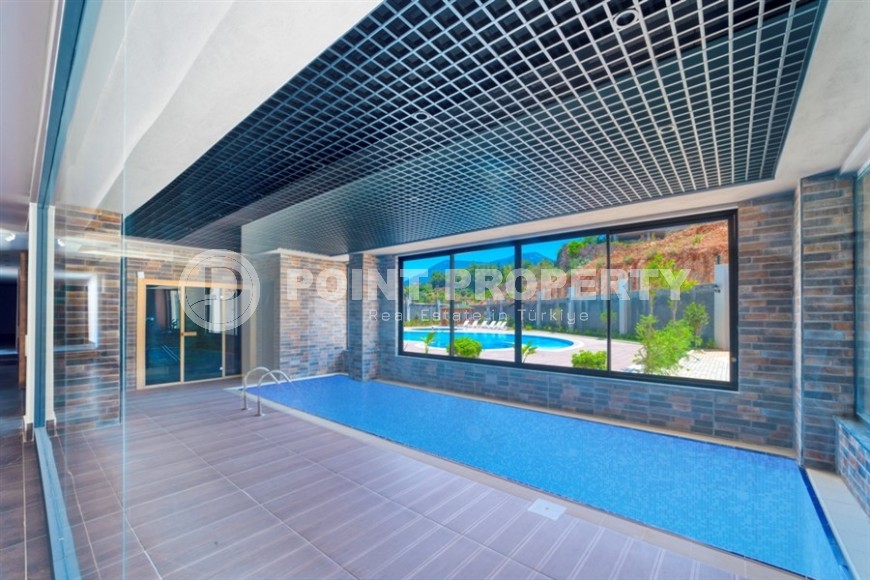 Small comfortable apartment with a private garden, in a new residential complex with hotel infrastructure-id-7534-photo-12