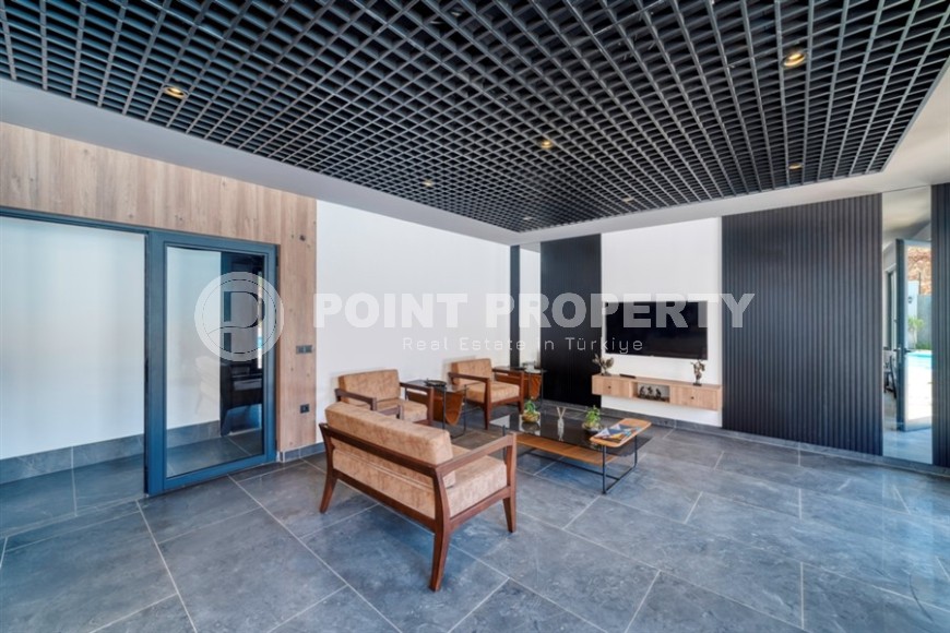 Small comfortable apartment with a private garden, in a new residential complex with hotel infrastructure-id-7534-photo-14