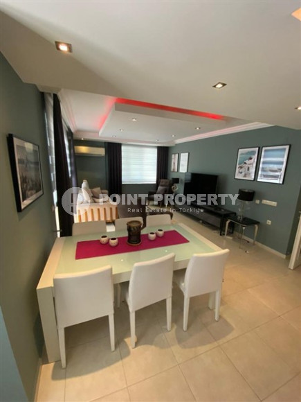 Квартира с двумя спальнями, 110м², в комфортабельном комплексе у моря в районе Тосмур, Алания-id-1581-фото-8