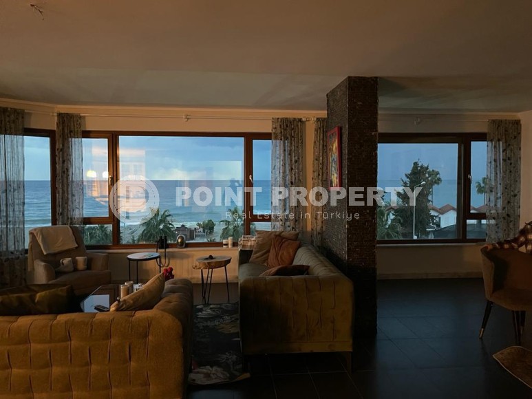 Комфортабельная квартира 3+1 на первой линии от моря, в 500 метрах от центра Аланьи-id-7541-фото-2