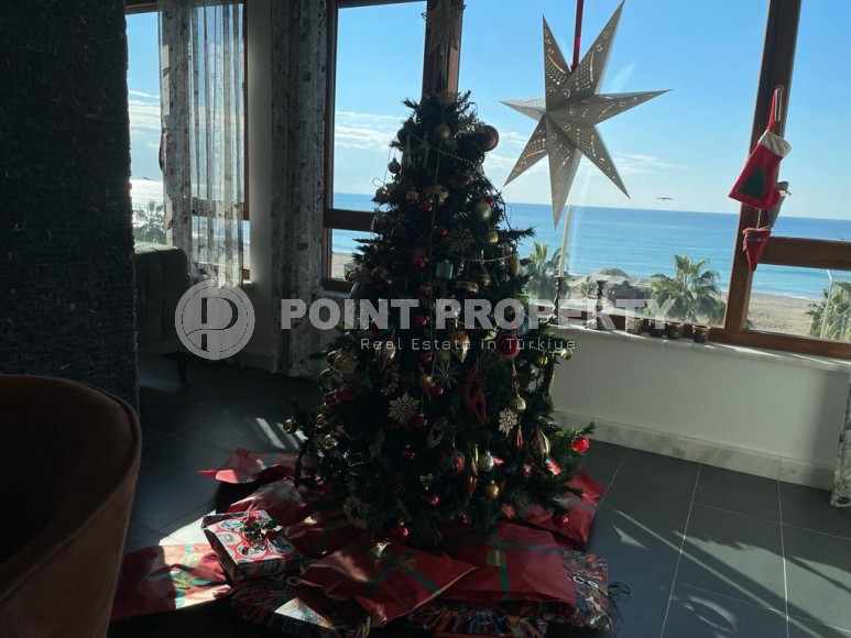 Комфортабельная квартира 3+1 на первой линии от моря, в 500 метрах от центра Аланьи-id-7541-фото-3