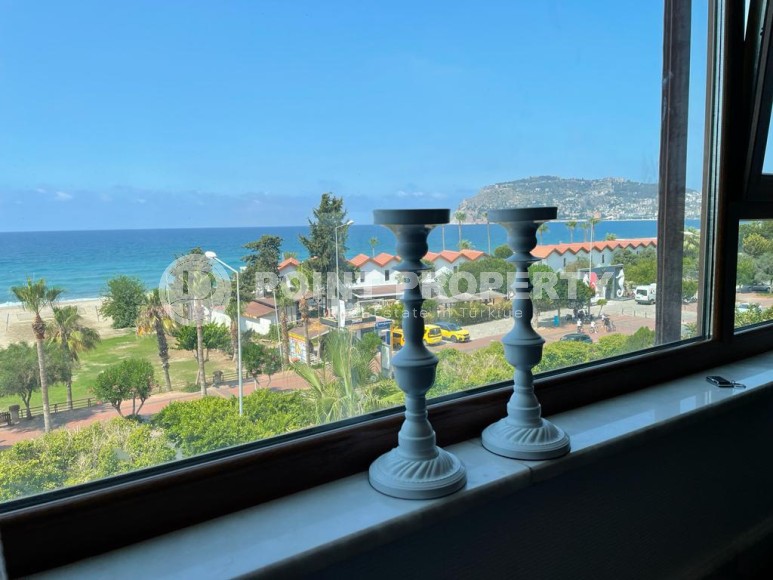 Комфортабельная квартира 3+1 на первой линии от моря, в 500 метрах от центра Аланьи-id-7541-фото-7