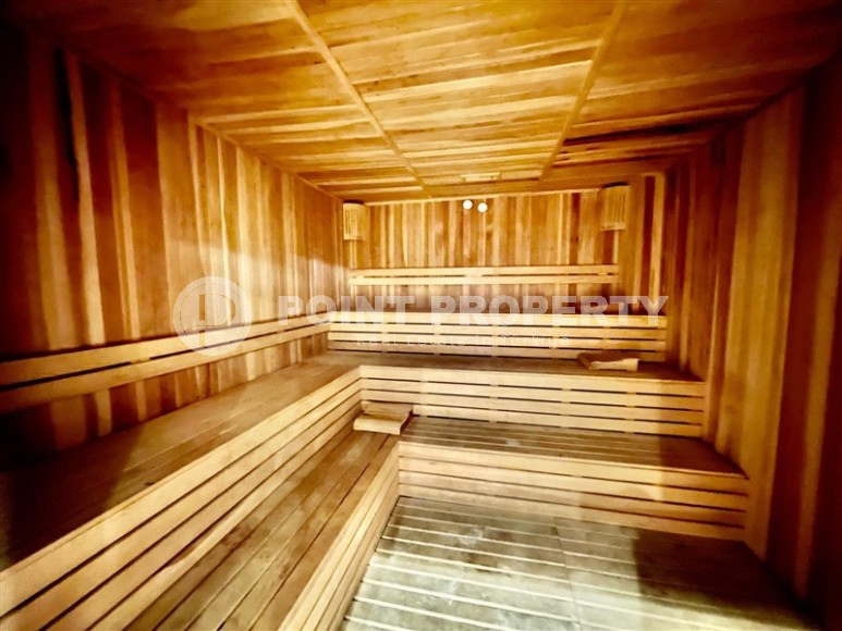 Уютная квартира с приятным светлым интерьером в 400 метрах от моря, в центре живописного районе Аланьи - Тосмур-id-7545-фото-12