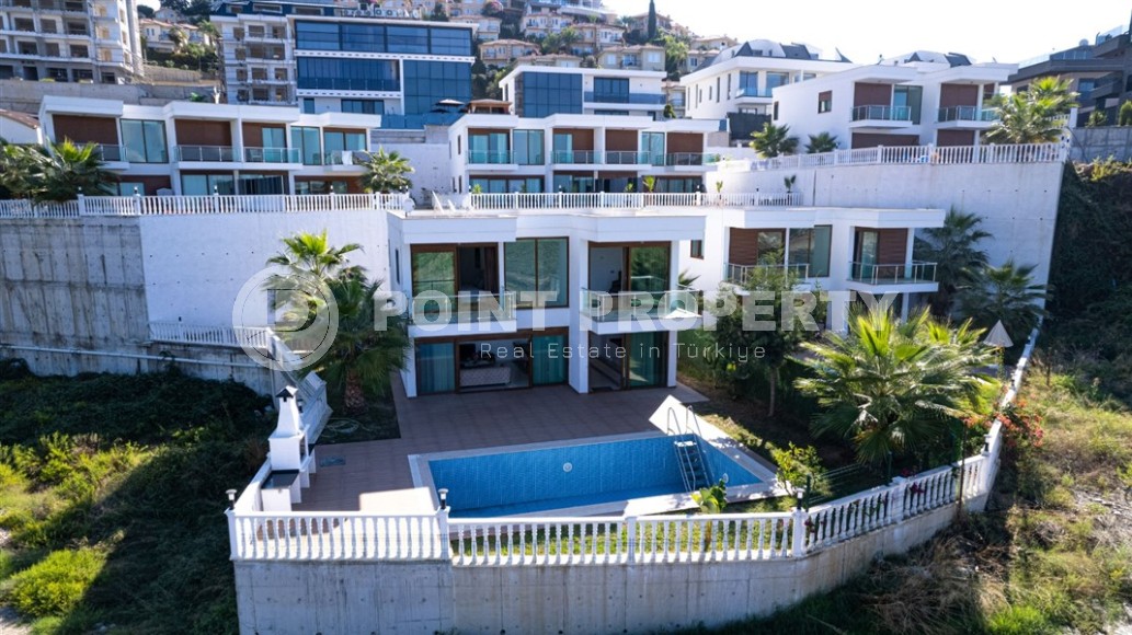 Просторная, современная вилла с панорамным видом на море и зеленые сады, в спокойном районе Аланьи - Каргыджак-id-7554-фото-30