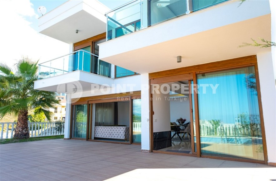 Просторная, современная вилла с панорамным видом на море и зеленые сады, в спокойном районе Аланьи - Каргыджак-id-7554-фото-28