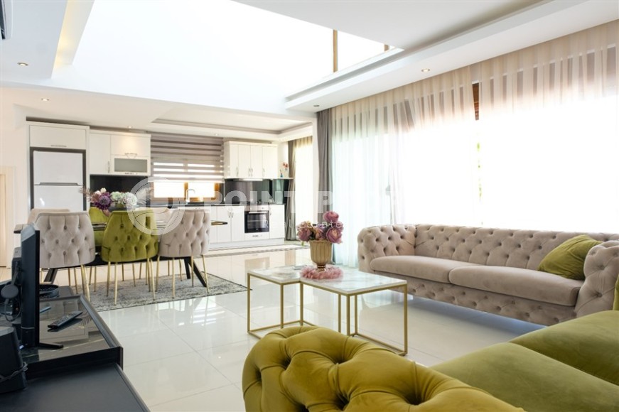 Просторная, современная вилла с панорамным видом на море и зеленые сады, в спокойном районе Аланьи - Каргыджак-id-7554-фото-2