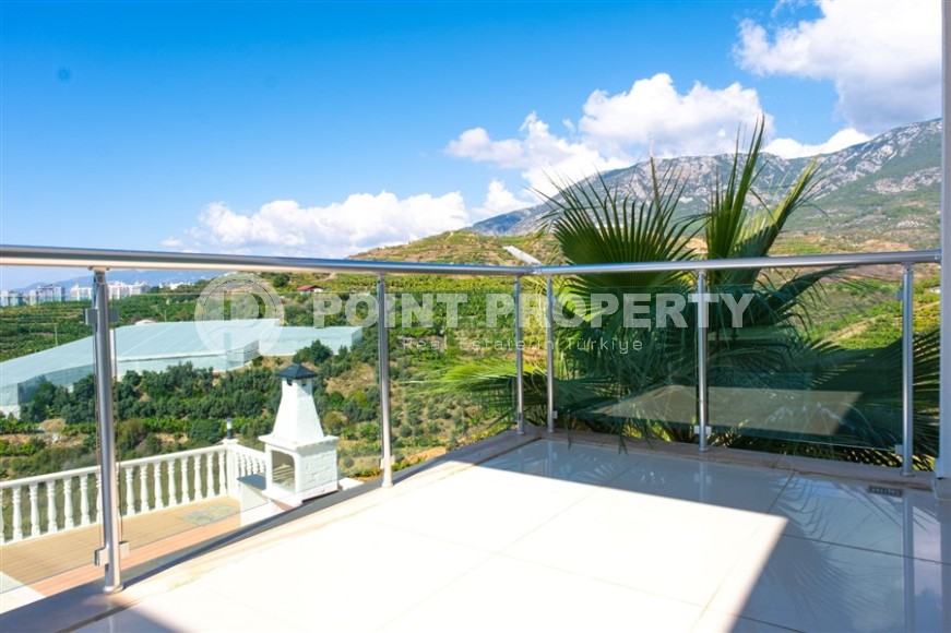 Просторная, современная вилла с панорамным видом на море и зеленые сады, в спокойном районе Аланьи - Каргыджак-id-7554-фото-20