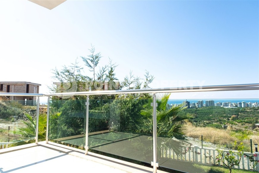 Просторная, современная вилла с панорамным видом на море и зеленые сады, в спокойном районе Аланьи - Каргыджак-id-7554-фото-22