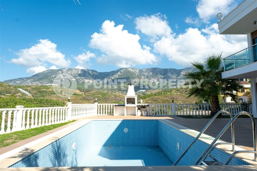 Просторная, современная вилла с панорамным видом на море и зеленые сады, в спокойном районе Аланьи - Каргыджак-id-7554-фото-26