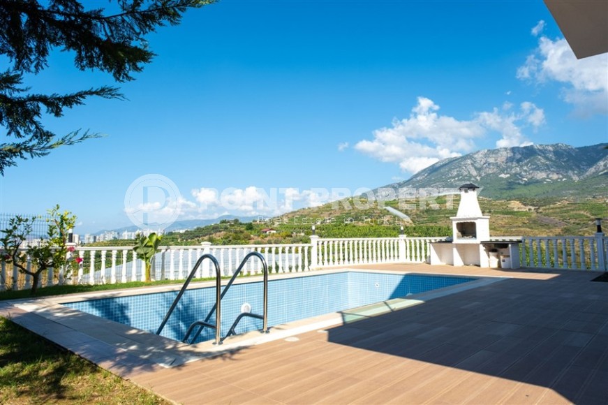 Просторная, современная вилла с панорамным видом на море и зеленые сады, в спокойном районе Аланьи - Каргыджак-id-7554-фото-25