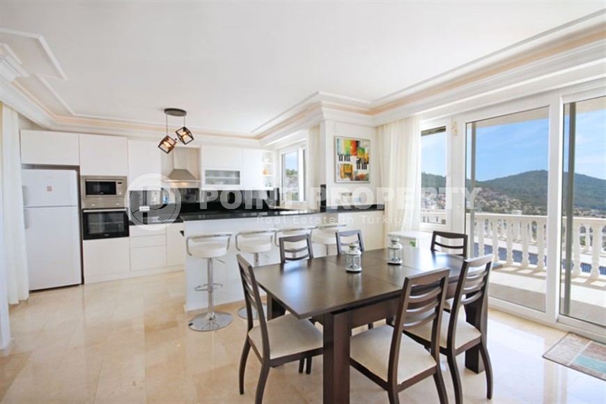 Отдельно стоящая вилла с видом на море, в зеленом, экологически чистом районе Аланьи - Каргыджак-id-7555-фото-4