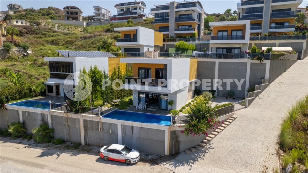 Вилла 2020 года постройки с оригинальным авторским дизайном, в престижном районе Аланьи - Каргыджак-id-7560-фото-2