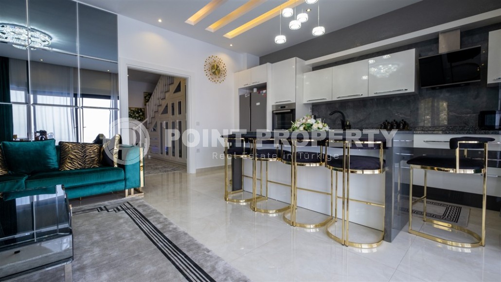 Вилла 2020 года постройки с оригинальным авторским дизайном, в престижном районе Аланьи - Каргыджак-id-7560-фото-3