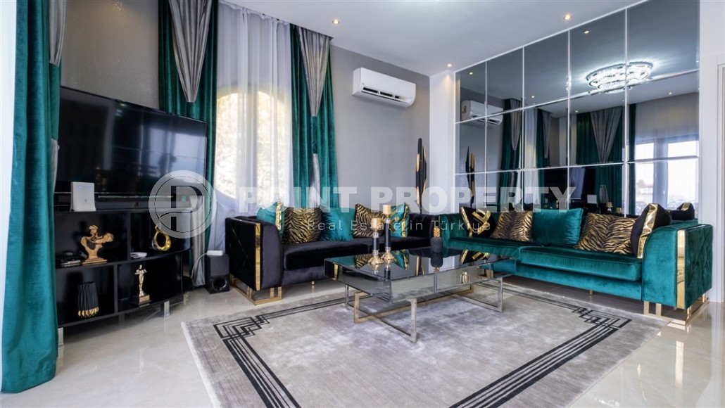 Вилла 2020 года постройки с оригинальным авторским дизайном, в престижном районе Аланьи - Каргыджак-id-7560-фото-4